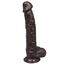 Xocity 27cm XLL Realistischer Dildo mit Starker Saugnapf, Dilos Sexspielzeug für Frauen, Männer Analdildo Anal Plug, Dildo Groß Lang Sex Toyset for Women (Schwarze Schokoladenfarbe)