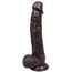 Xocity 27cm XLL Realistischer Dildo mit Starker Saugnapf, Dilos Sexspielzeug für Frauen, Männer Analdildo Anal Plug, Dildo Groß Lang Sex Toyset for Women (Schwarze Schokoladenfarbe)