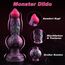 24cm Monster Dildo Fantasy Knot Animal Tier Dildo xxl Dog Wolf Horse Penis Realistischer Analdildo G-Punkt & Prostata stimulation Dildoschwanz für Frauen Sex Spielzeug für die Männer Paare Sex Toys