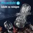 Masturbieren für Männer Sex Spielzeug für die Männer - Transparent Masturbator Cup Sex Spielzeug für Paare Masturbatoren Taschenmuschi, 3D Realistisch Pocket Pussy Blowjob Penis Sex Toys