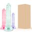 Yivans Analplug Anfänger Analdildo Silikon Transparent Dildo Set(Ø20mm, Ø23mm, Ø30mm) Erotik Sexspielzeug Männer Anal Prostata Massage Masturbations Frauen G-Punkt-Stimulation Dildo Butt plug