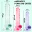 Yivans Analplug Anfänger Analdildo Silikon Transparent Dildo Set(Ø20mm, Ø23mm, Ø30mm) Erotik Sexspielzeug Männer Anal Prostata Massage Masturbations Frauen G-Punkt-Stimulation Dildo Butt plug