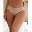 String Tanga Spitze Damen Sexy Brazilian Slip Große Größen Unterhosen übergröße String mit Spitze Unterwäsche für Mollige Frauen Low Rise Hipster Höschen Atmungsaktive Thong T-Back Panties XL,Beige