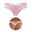 String Tanga Spitze Damen Sexy Brazilian Slip Große Größen Unterhosen übergröße String mit Spitze Unterwäsche für Mollige Frauen Low Rise Hipster Höschen Atmungsaktive Thong T-Back Panties M,Rosa