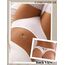 comeondear Sexy String Tangas für Frauen Brazilian Slip Damen Spitze Große Größen Erotische Höschen Dessous Unterwäsche Curvy Übergrößen Unterhosen Thong T Back Low Waist Mini Bikini(Weiß,3XL-4XL)