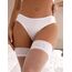comeondear Damen Höschen Sexy String Tanga Damen Spitze Unterwäsche Brazilian Slip Bikini Thong Erotisch Panty T-Back Hipster Dessous Große Größen Unterhosen Reizwäsche(Weiß,L)