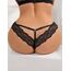 comeondear Damen Höschen Sexy String Tanga Brazilian Slip Damen Spitze Große Größen Erotische Unterwäsche Unterhosen T-Back Thongs Women Lingerie Frauen Dessous Reizwäsche(Schwarz+Weiß+Rosa,S)