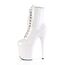 Pleaser FLAMINGO-1020 Wht Pat/Wht UK 9 (EU 42)