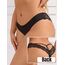comeondear Brazilian Slip Damen Spitze Unterhosen Tanga Große Größen Frauen Unterwäsche Set Sexy Erotische Höschen Mini G String für Sex Dessous Reizwäsche Thong Women Lingerie(Schwarz+Weiß,S)