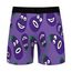 Aueyan, Lustige Herren-Unterwäsche, Boxershorts mit niedlichem Auberginen-Druck, Lila, Kein Eingriff, Mittlere Taille, Atmungsaktiv, Kühlend, Feuchtigkeitsableitend