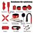 Sex Bondage Fesseln Sex Spielzeug für Paare,28pcs BDSM Set mit Handschellen und Anal Toys,Sex Spielzeug für Frauen Männer