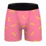 Aueyan, Lustige Unterwäsche für Herren, Boxershorts, Neuartige Boxershorts, Grafische Shorts, 3D-Druck, Kühlende Unterwäsche, Hot Pink, Größe L