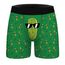 Aueyan Herren-Boxershorts, lustige Unterwäsche, lustiges Geschenk für Männer, kein Eingriff, 1 Stück, Gurke, X-Large