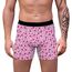 Aueyan, Lustiges Valentinstagsgeschenk für ihn, Freund, Herren-Unterwäsche, Slips, Geschenk, Pink, Boxer, Lustiges Herz-Engel, Grafik-Unterhose, Kein Beutel, Größe XL