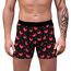 Aueyan, Valentinstagsgeschenke für Ihn, Herz-Boxershorts, Rot, Valentinstagsunterwäsche, Trunks für geliebte Männer, Lustige Herzen, Grafikdruck, Freund, Ehemann, Geschenk, Größe L