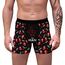 Aueyan, Herren-Valentinstagsunterwäsche, Ehemann-Valentinstagsgeschenke von der Frau, Valentinstag, Freund, Für Herren, Mittlere Taille, Lustige Boxershorts, Lippendruck, Humor, Gag, Geschenk, XXL