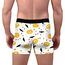 Aueyan, Halloween-Boxershorts für Herren, Kürbis-Unterwäsche, Fledermaus-Boxershorts, Grafische Unterhose, Kurzes Bein, Pyjamahose, Herren-Kostüm-Zubehör, Größe XL