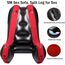 RNPFOR Aufblasbare Sexmöbel für G Punkt Positionshilfe Sexkissen für Erwachsene Spiele Sex Hilfskissen Rampe Sex Sofa Bett Paare Vergnügen Sexartikel Stuhl für Frauen (Red)