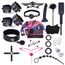 BDSM Sex Bondage Sexspielzeug Set, Extrem Fesseln Set mit Handschellen Fußfesseln Peitsche Nippelklammern Knebel Analplug und Spitze Augenmaske, 25 Stück SM Fesseln Spielzeug Hart für Paare