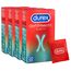 Durex Gefühlsecht Slim Kondome – Dünne Kondome mit schmaler Passform & mit Silikongleitgel befeuchtet– 4er Pack (40 Stück)
