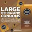 EXS | Magnum-Kondome | Mit Naturlatex und Silikon-Gleitgel | Große Größe | Vegan | 144er-Pack
