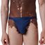 Skiny Herren Tanga Cotton Rib G-String, Navy (080693), M (2er Pack)