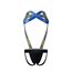 JOCKMAIL Herren-Geschirr mit Jockstrap-Body, sexy Herren-Schultergurte, G-String, Tanga, Schultergurt, Fitness, Einteiler, Blau, X-Large