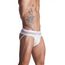 GYM Herren 7,6 cm breites Band, klassischer athletischer Supporter, Weiss/opulenter Garten, XXX-Large