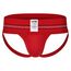 GYM Herren klassischer Sport-Slip mit 7,6 cm breitem Band, Rot/Ausflug, einfarbig (Getaway Solids), Small