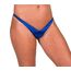 BBLAIR Tanga Gaff Panties für Transgender-Individuen, Crossdressing, Slip, Shaping, seidige Unterwäsche zum Hineinstecken, MTF, Saphir, S