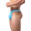 Summer Code Herren G String Tanga Männer Low Rise Micro Mesh Tanga Unterwäsche T-Back Unterhose mit Stretch, Himmelblau, L