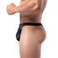 Summer Code Herren G String Tanga Männer Low Rise Micro Mesh Tanga Unterwäsche T-Back Unterhose mit Stretch, Schwarz, XXL
