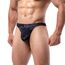 Summer Code Herren G String Tanga Männer Low Rise Micro Mesh Tanga Unterwäsche T-Back Unterhose mit Stretch, Schwarz, M