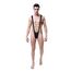 VemeFufu Sexy Herren String Borat Mankini Badeanzug, Outfit für Männer, Einheitsgröße, A schwarz., One size