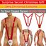VemeFufu Mankini für Herren, sexy, lustig, Borat, Badeanzug, Kellner, Body, Weihnachten, Geburtstag, Witz, Geheimgeschenk für Herren, Freund, 01 Christmas Style A + Small Bell, Einheitsgröße