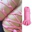 BIAOQINBO 4 x 10m Bondageseil Bondageset Fesselseil BDSM Baumwollseil Fesseln SM Fesselset Spielzeug für Paare Extrem Anfänger Fesselspiele(3 Farbe-Schwarz Rot Rosa)