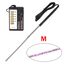 NAIXBTY Edelstahl Elektro Shock Harnröhren Dilatator SM Extra lang Penis Plug Dilator Elektrische Stimulation Katheter Sounding Prostata Masturbation Erotik Sexspielzeug für Männer (M)