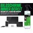 EQM - ECO-219 - Bildschirmreiniger + Mikrofasertuch - 500 ML - Display Reiniger für Tablet, Handy, Laptop, Kamera, TV Displays (LED, OLED, QLED, TFT, LCD) - Entfernt Fettflecken und Fingerabdrücke