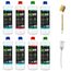 BiOHY Reinigungsmittel Komplett Set mit Dosierer und Spülbürste (8 x 1 L) | Bad-, Fenster- und Bodenreiniger |kraftvoll & effizient | nachhaltige Bio Reiniger
