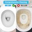 10 Stück Bimsstein Toilettenreiniger mit 2 Griff, Bimsstein Toilette, Austauschbar Cleaning Block WC, Pumice Stone Toilet Cleaner für Toilette Küche Bad Dusche Waschbecken