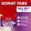 SOMAT Tabs 100 AW all in 1 Extra, Geschirrspül Tabs für strahlende Sauberkeit, bekämpft eingetrocknete Rückstände + Somat Duo Power Experten Deo Perls 60 AW Zitrone & Orange Duft 17g