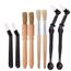 Kaffee Bürsten Set Professionelle Kaffee Pinsel Espresso Bürsten Set Enthalten Holz Kaffeemühle Maschine Reinigungsbürste und Nylon Barista Reinigungspinsel für Kaffeemaschine Group Kopf (8)