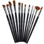 Farbe Bürsten 12 Stücke Set professionell Farbe Bürste Runden Spitz Tip Nylon Haar Künstler Acryl Bürste fur Acryl Aquarell Öl Malerei durch Crafts 4 ALL
