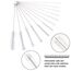 Vicloon Kleine Reinigungsbürste Für Kaffeevollautomat, 12 Pcs Strohhalm Bürste Set, Flasche Reinigungsbürsten Milchschlauchbürste Nylon Schlauchbürste Set für Teekanne Düse, Flaschenbürste Dünn - Weiß