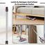 Verlängerungsrohr für Dyson Saugrohr V11 Kompatibel mit Dyson Rohr V15 V 11 V10 V8 V7, Starres Teleskoprohr, V10 Ersatzteile Verlängerungsstange mit Zwei 2-in-1-Bürsten, Silber