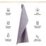 Blumtal Geschirrtücher Baumwolle 50x70 cm im 20er Set - Oeko-TEX zertifizierte Küchentücher - extrem saugstarke Geschirrhandtücher - Kitchen Towels waschbar bis 95 °C - Geschirrtücher Grau-Weiß Karo