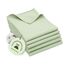 ZOLLNER 5er Set Geschirrtücher Baumwolle in 50x70 cm - super saugstarke und robuste Küchentücher - waschbar bis 60°C – in lindgrün - Gastronomiequalität - Oeko Tex® Zertifiziert