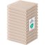 Moosfor Küchenhandtücher 100% Baumwolle, 12er Set 30 x 30 cm, Weiche Geschirrhandtücher Geschirrtücher Saugfähig Küchentücher Dicke Premium Geschirrtuch Spüllappen Putzlappen, Beige
