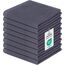 Moosfor Geschirrtücher 100% Baumwolle, 8er Set 30 x 30 cm, Weiche Geschirrhandtücher Küchenhandtücher Saugfähig Küchentücher Dicke Premium Geschirrtuch Spüllappen Putzlappen, Dunkelgrau