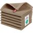 Moosfor Geschirrtücher 100% Baumwolle, 6er Set 30 x 30 cm, Weiche Geschirrhandtücher Küchenhandtücher Saugfähig Küchentücher Dicke Premium Geschirrtuch Spüllappen Putzlappen, bräunlich